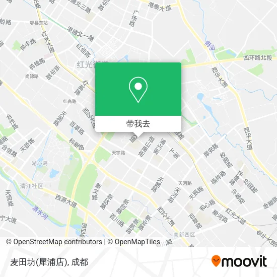 麦田坊(犀浦店)地图