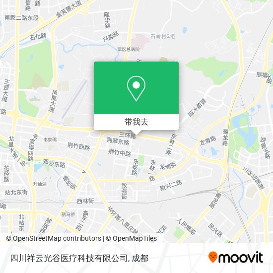 四川祥云光谷医疗科技有限公司地图