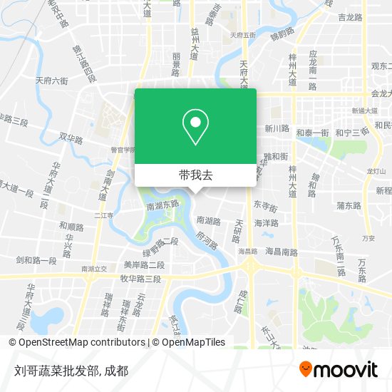 刘哥蔬菜批发部地图