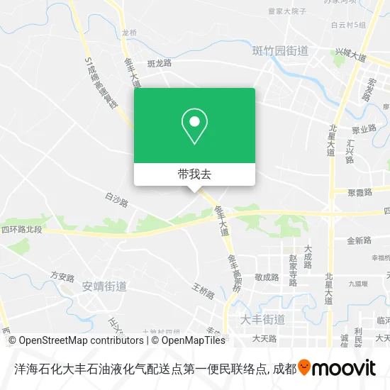 洋海石化大丰石油液化气配送点第一便民联络点地图