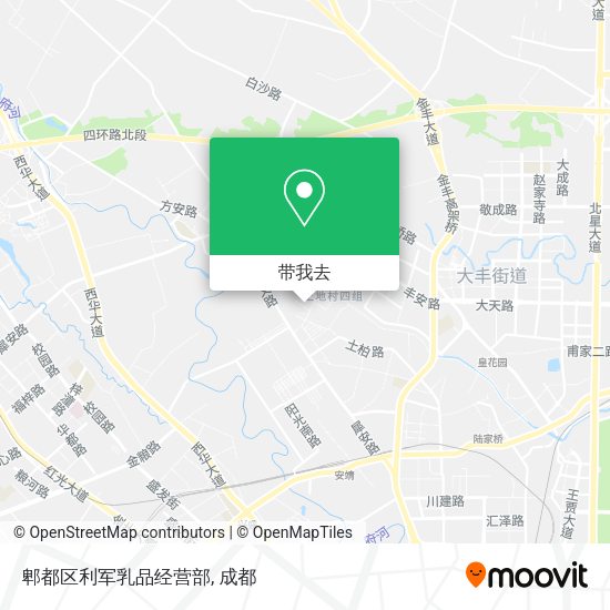 郫都区利军乳品经营部地图