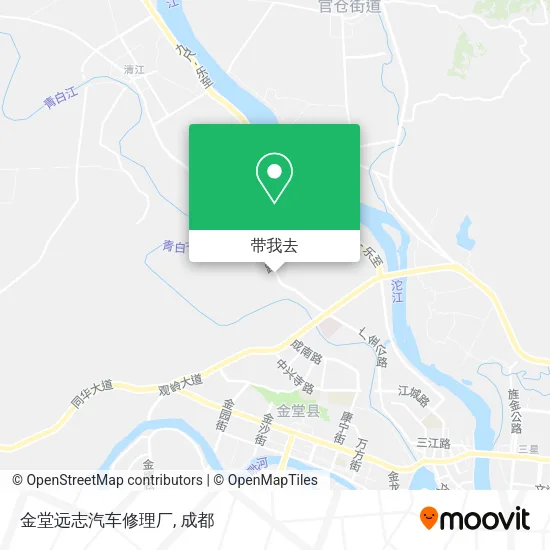 金堂远志汽车修理厂地图