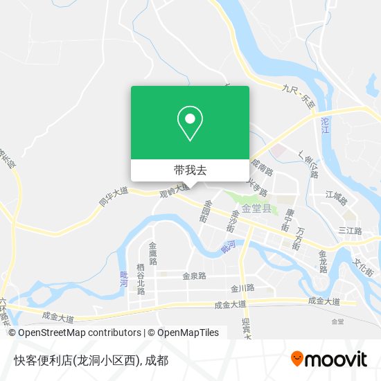 快客便利店(龙洞小区西)地图