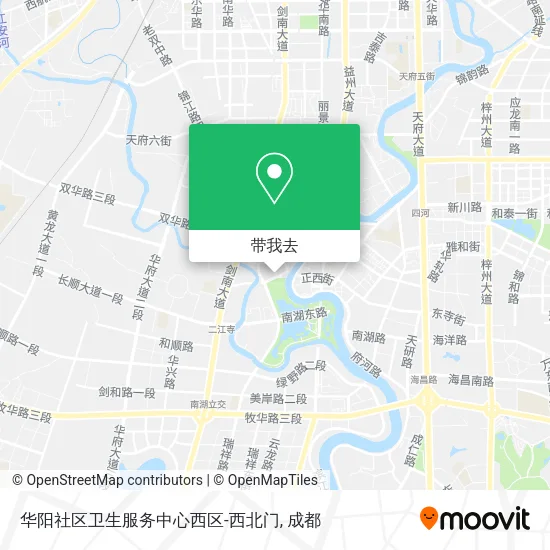华阳社区卫生服务中心西区-西北门地图