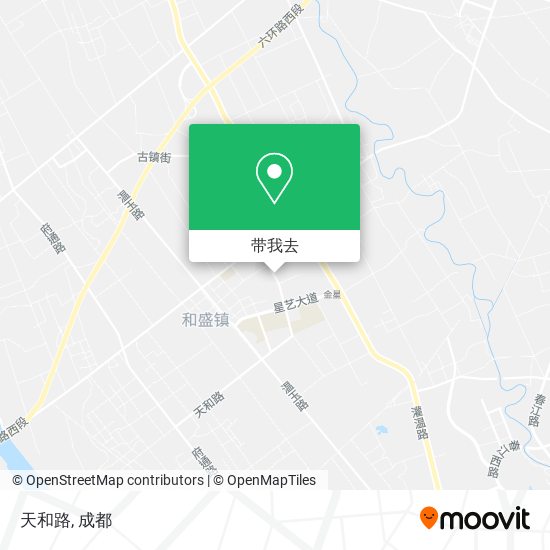 天和路地图