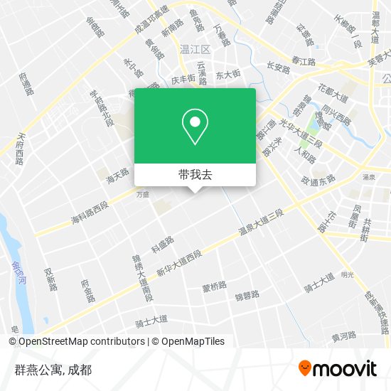 群燕公寓地图