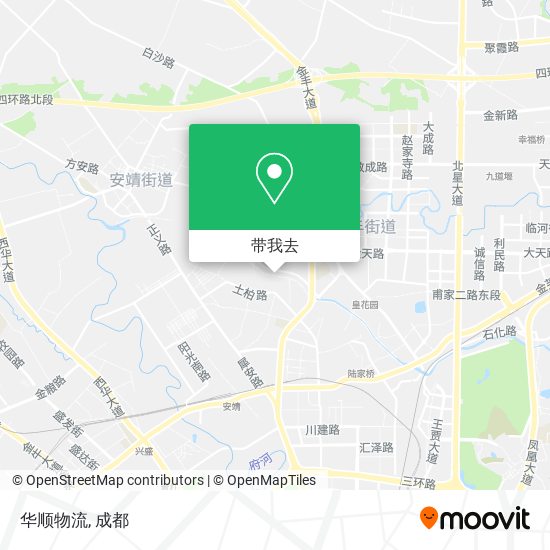 华顺物流地图