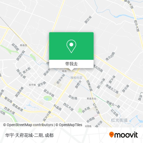 华宇·天府花城-二期地图