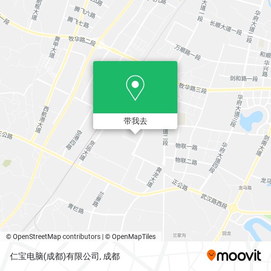 仁宝电脑(成都)有限公司地图