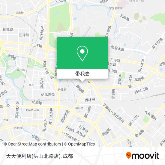 天天便利店(洪山北路店)地图