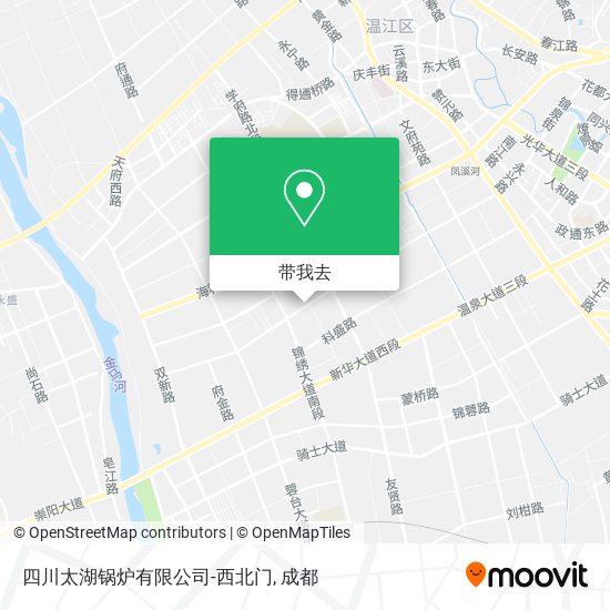 四川太湖锅炉有限公司-西北门地图