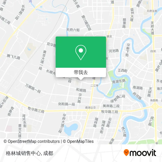 格林城销售中心地图
