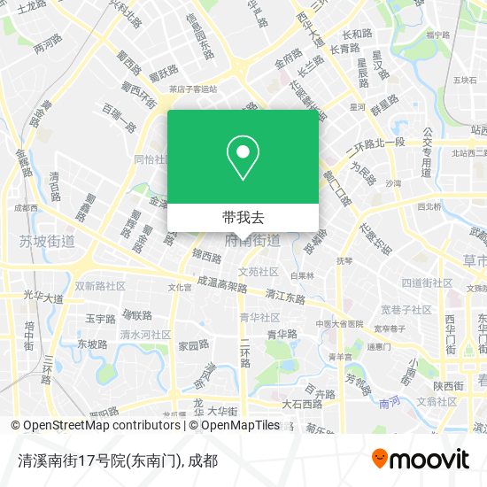 清溪南街17号院(东南门)地图