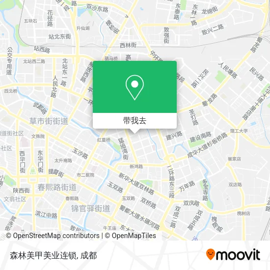 森林美甲美业连锁地图