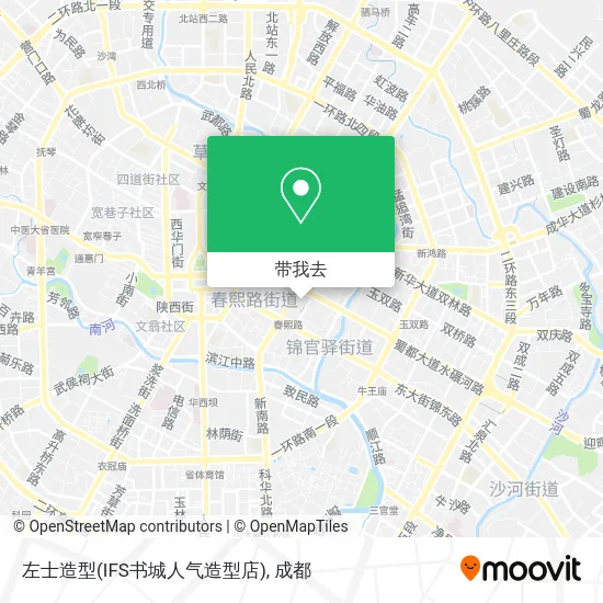 左士造型(IFS书城人气造型店)地图