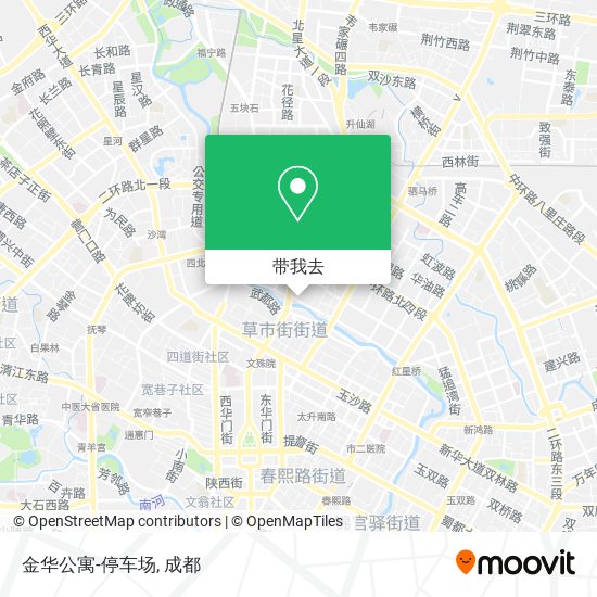 金华公寓-停车场地图