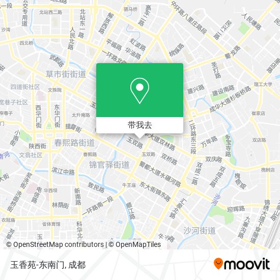 玉香苑-东南门地图