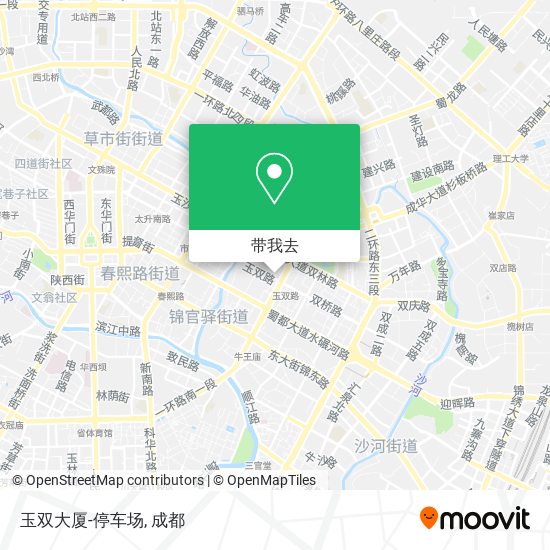 玉双大厦-停车场地图