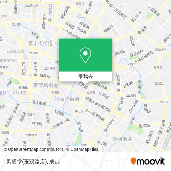 凤膳堂(玉双路店)地图