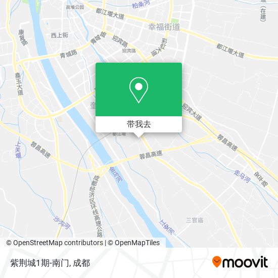 紫荆城1期-南门地图