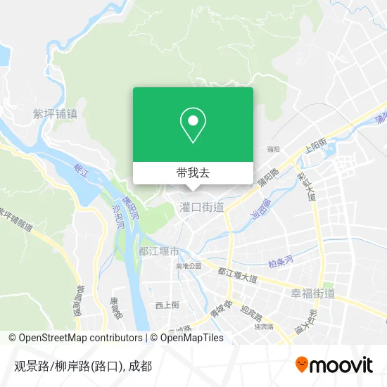 观景路/柳岸路(路口)地图