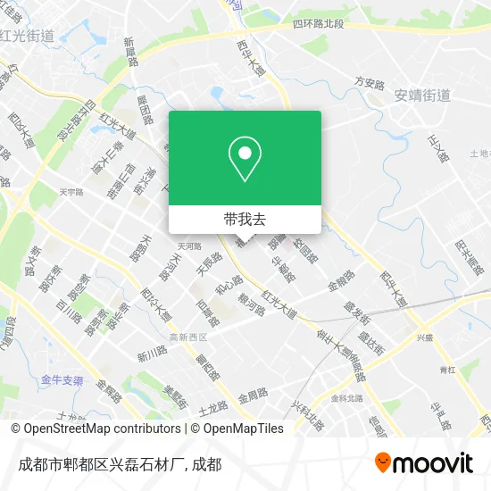 成都市郫都区兴磊石材厂地图