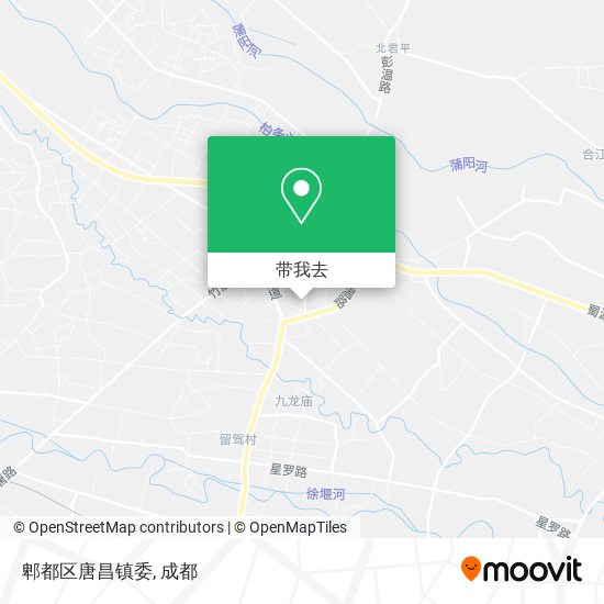郫都区唐昌镇委地图
