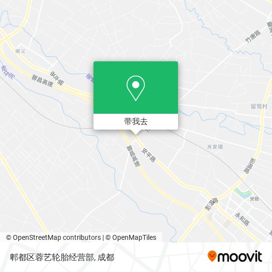 郫都区蓉艺轮胎经营部地图