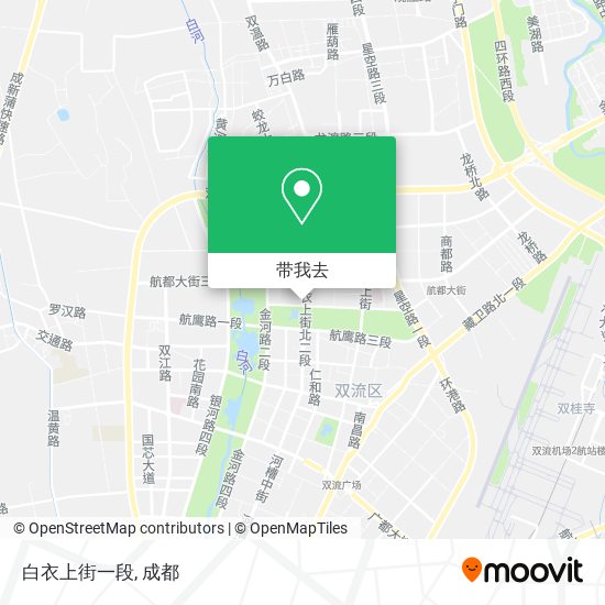 白衣上街一段地图