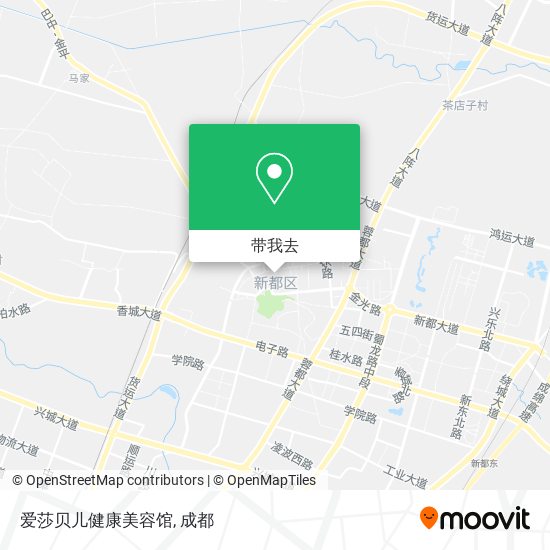 爱莎贝儿健康美容馆地图