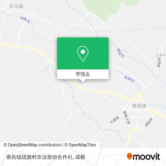唐昌镇战旗村农业股份合作社地图
