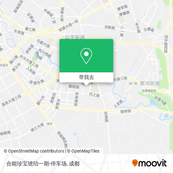 合能珍宝琥珀一期-停车场地图