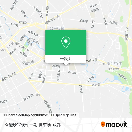 合能珍宝琥珀一期-停车场地图
