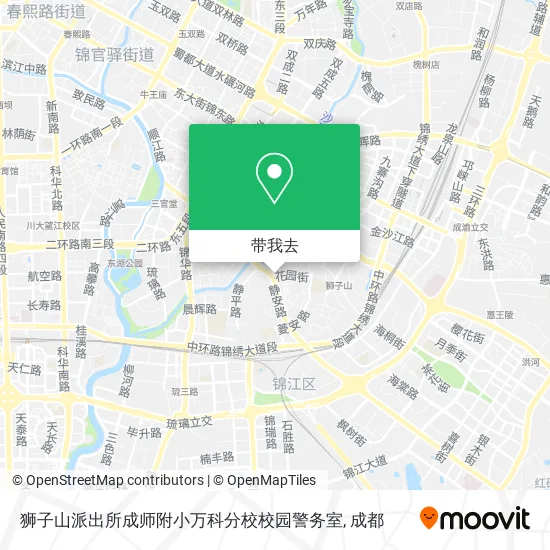 狮子山派出所成师附小万科分校校园警务室地图
