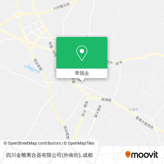 四川金雕离合器有限公司(外南街)地图