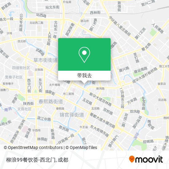 柳浪99餐饮荟-西北门地图