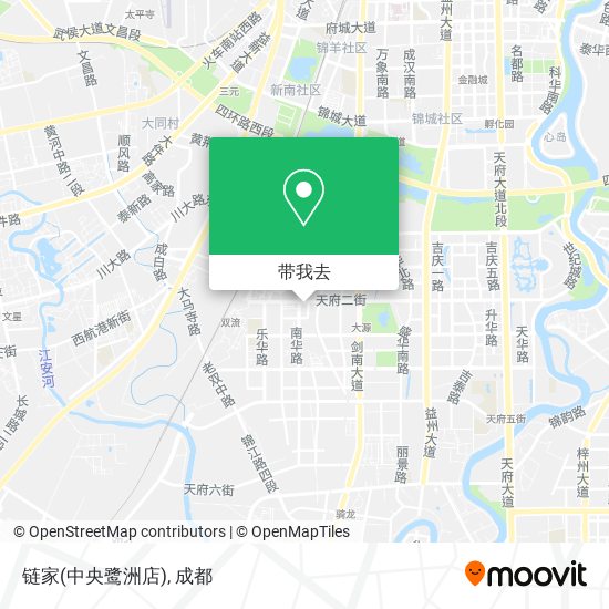 链家(中央鹭洲店)地图