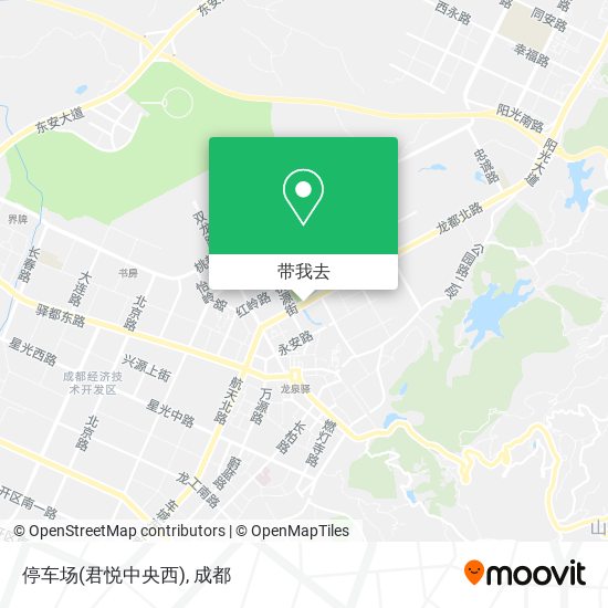 停车场(君悦中央西)地图