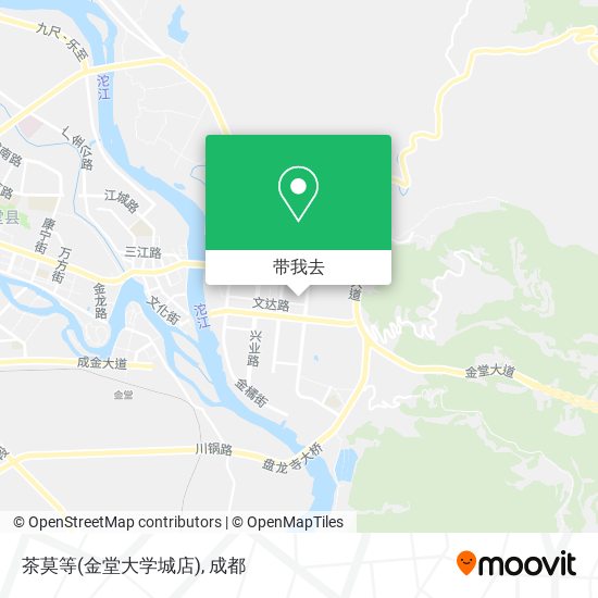 茶莫等(金堂大学城店)地图
