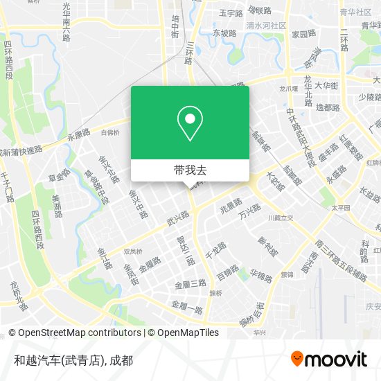 和越汽车(武青店)地图