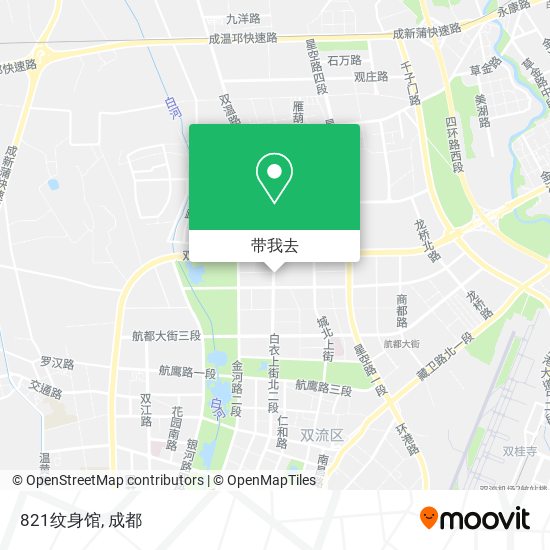 821纹身馆地图