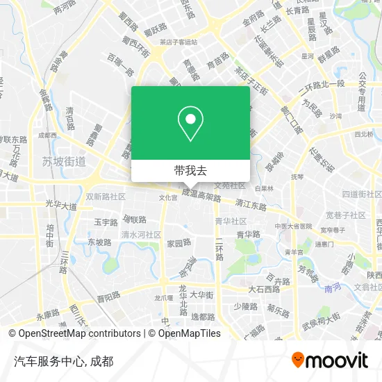 汽车服务中心地图