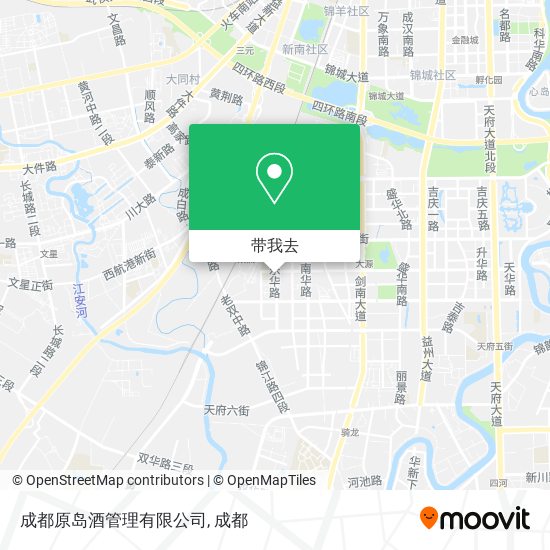 成都原岛酒管理有限公司地图