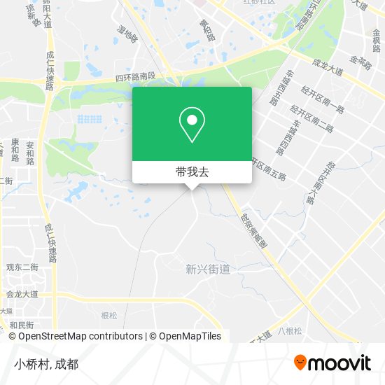 小桥村地图