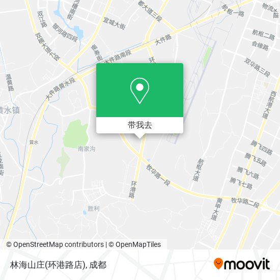 林海山庄(环港路店)地图