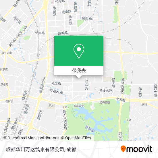 成都华川万达线束有限公司地图