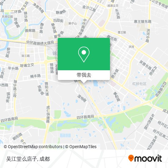 吴江堂么店子地图