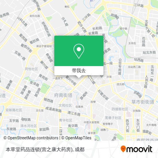 本草堂药品连锁(营之康大药房)地图
