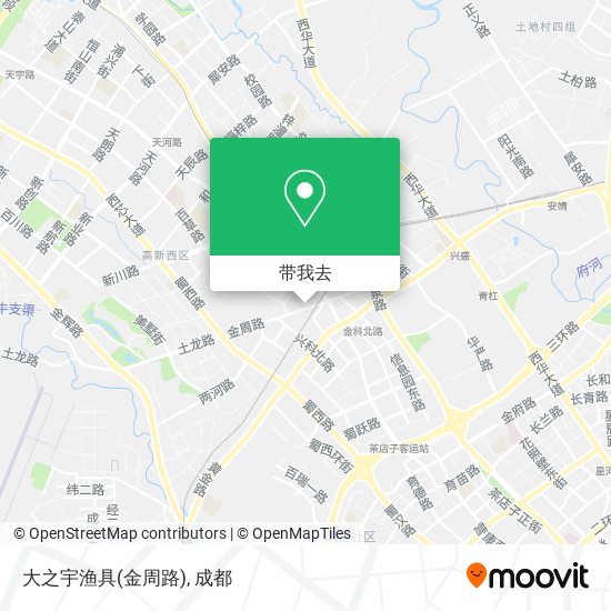 大之宇渔具(金周路)地图