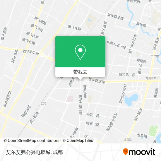 艾尔艾弗公兴电脑城地图